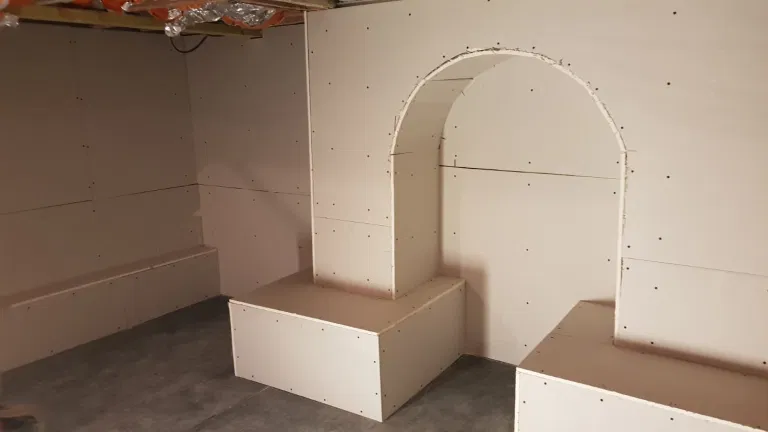 dam protection added to room
