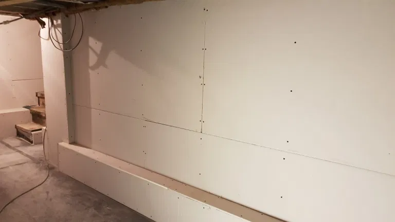 damp protection added to walls