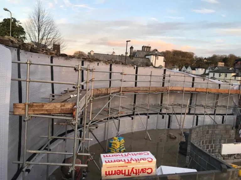 outside damp protection