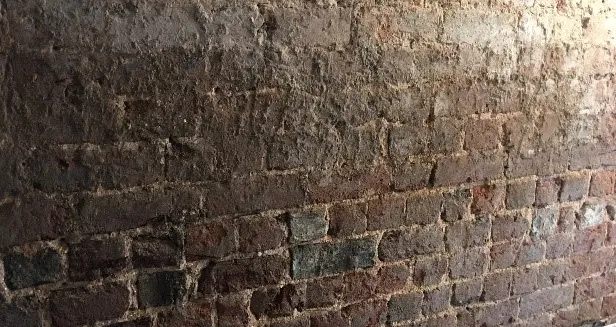 damp damage on wall