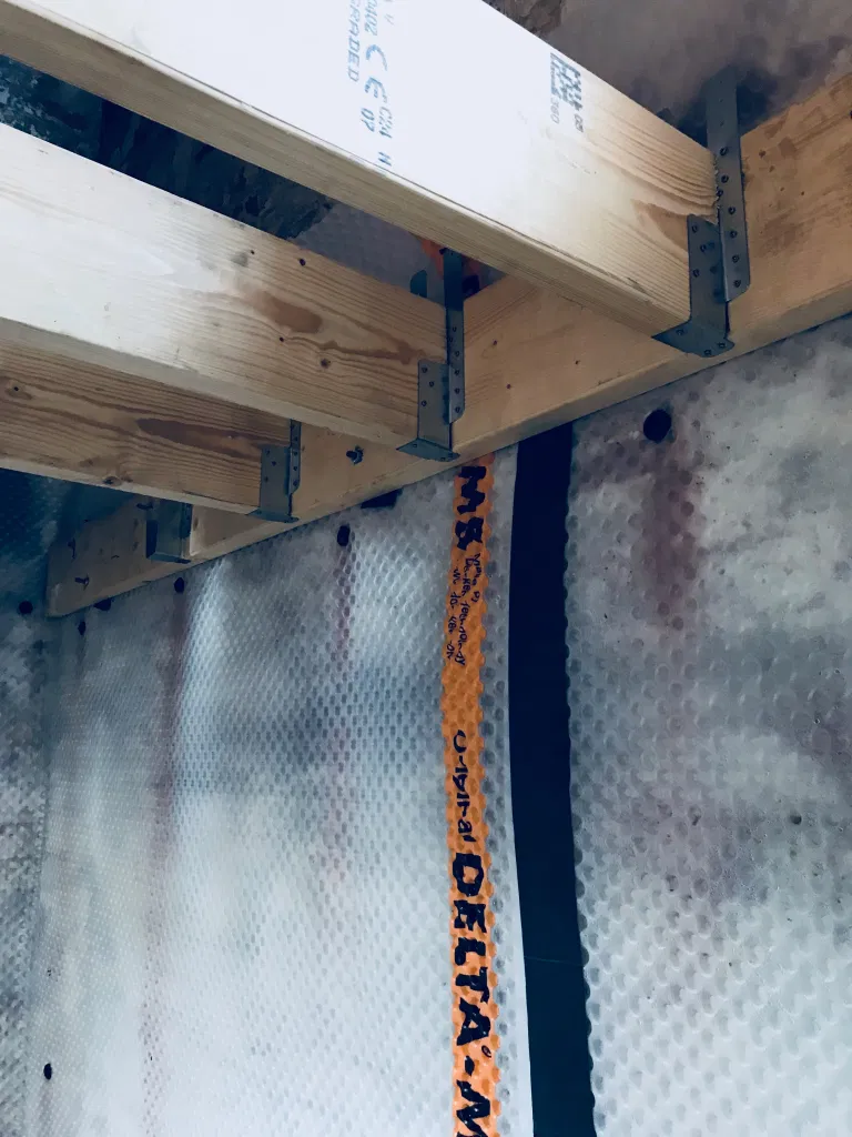 lining on wall
