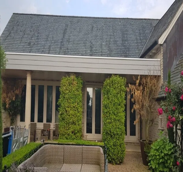 front of house after work