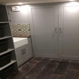 stylish basement