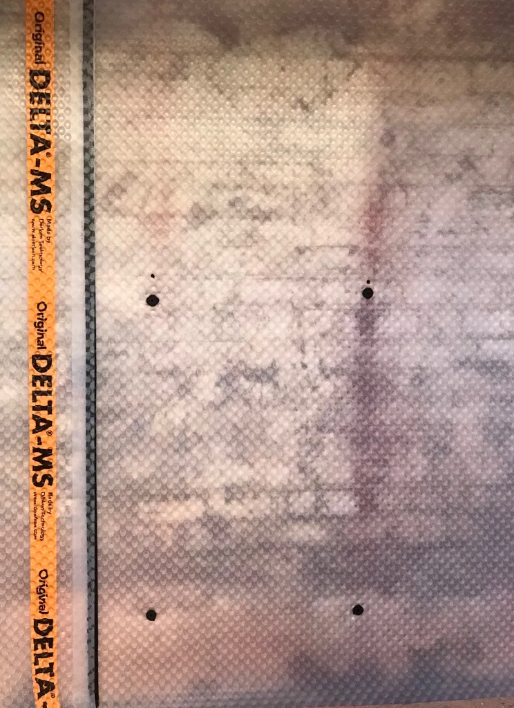 Mesh on wall